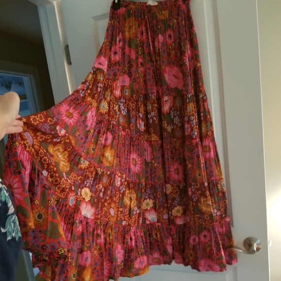 Spell Designs Desert Daisy Maxi Skirt Tulip - Picture 4 of 8